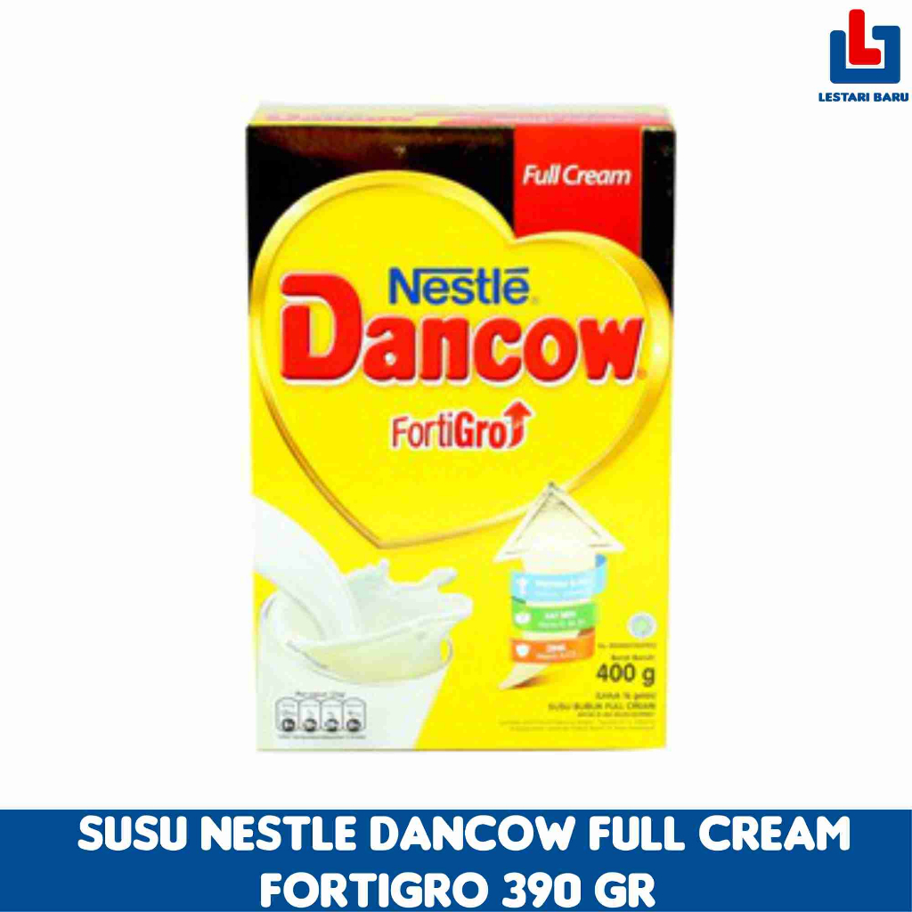 

Susu Nestle Dancow Full Cream Fortigro 390 gr