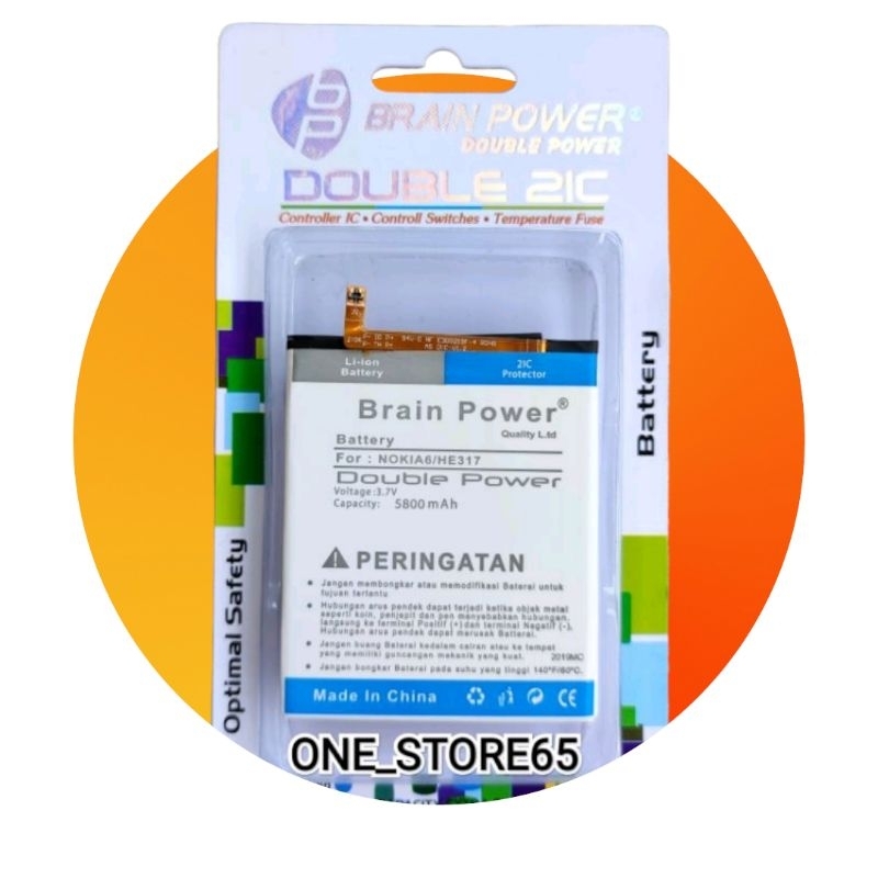 BATRE BATERAI NOKIA 6 / TA-1021 / HE317 / HE316