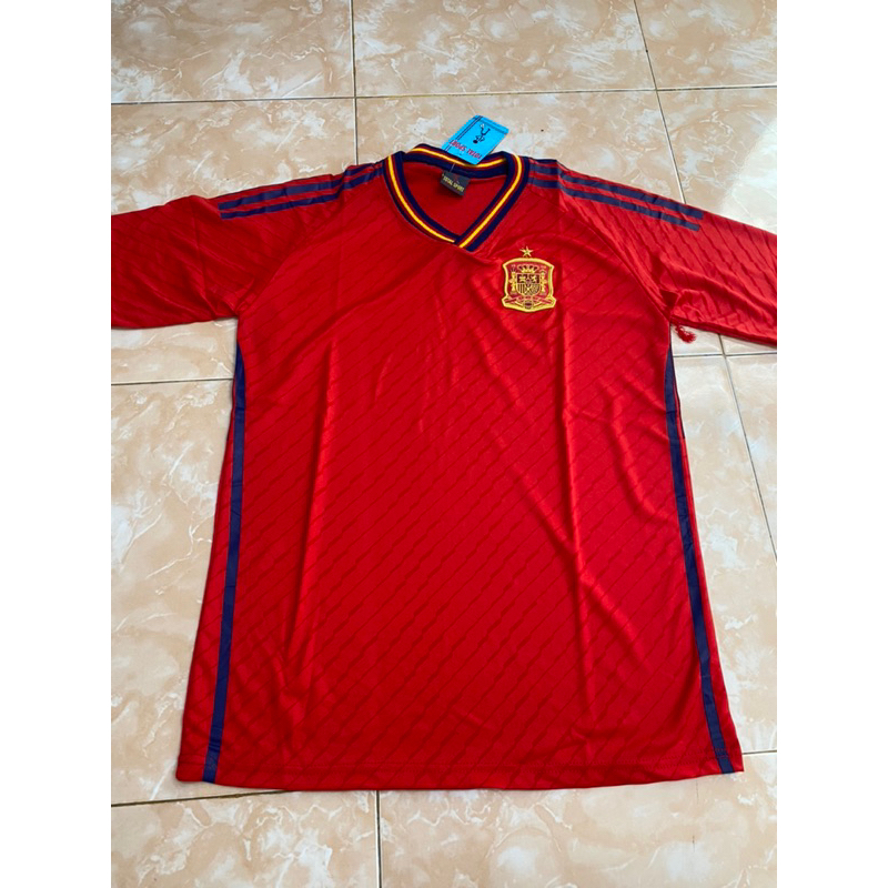 SETELAN JERSEY SPANYOL SPAIN SATU SET DEWASA