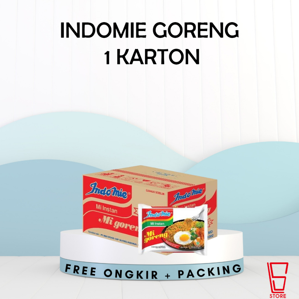 

INDOMIE GORENG 1 KARTON ISI 40PCS / INDOMIE GORENG 1 KARTON