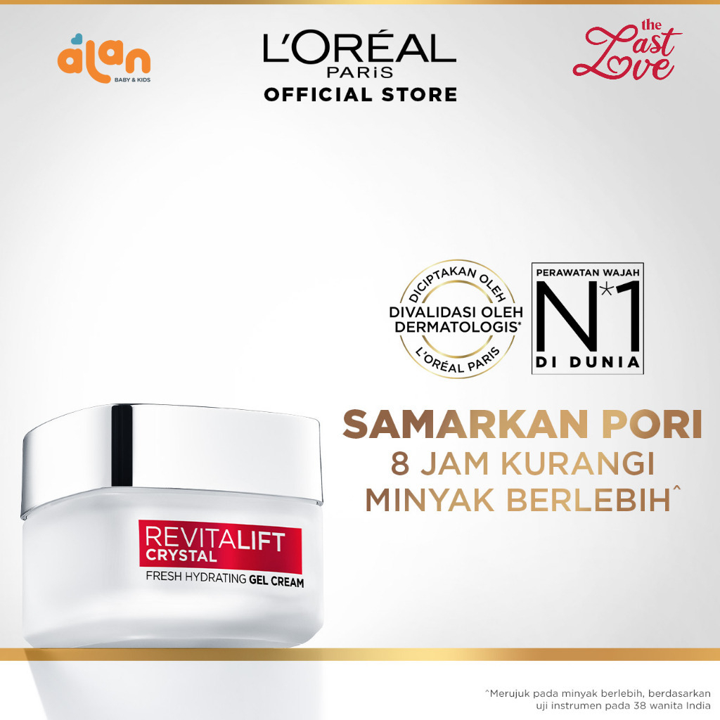 Last Love L'Oreal / Loreal Paris Revitalift Crystal Fresh Hydrating Gel Cream Skin Care Dengan Vit. 