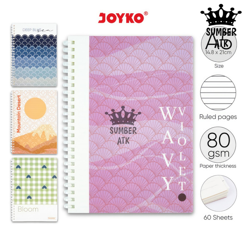 

Buku Tulis Catatan Bergaris Ruled Notebook Joyko NB-724