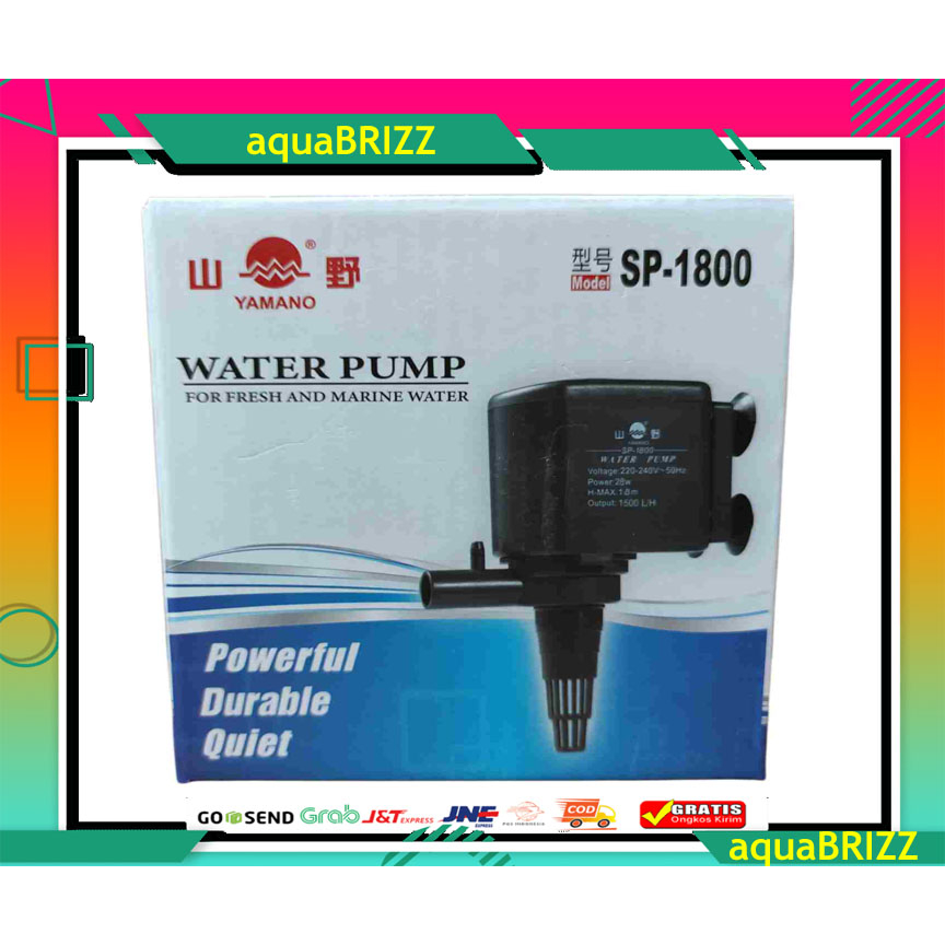 YAMANO SP1800 SP 1800 pompa celup power head aquarium aquascape kolam hidroponik Pompa celup