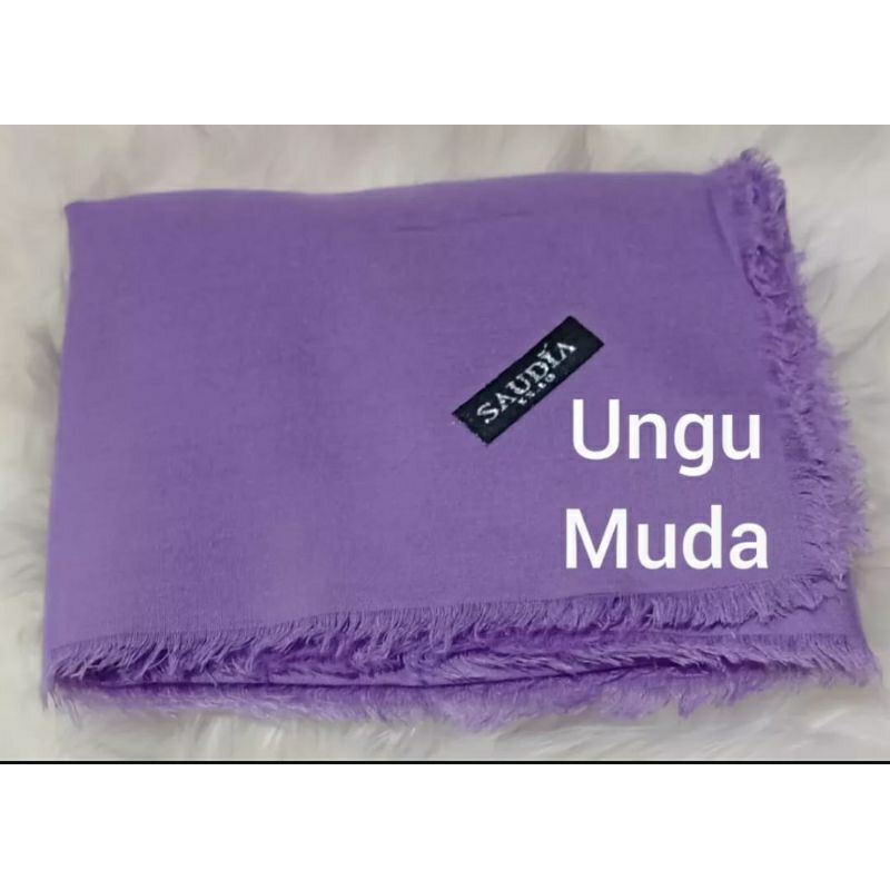 GRATIS ONGKIR JILBAB SAUDIA RAWIS HIJAB SEGIEMPAT RAWIS KERUDUNG SEKOLAH SAUDIA WARNA UNGU MUDA