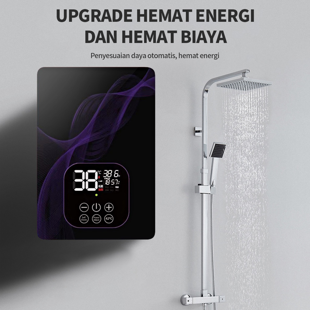 Pemanas air listrik instan yang dipasang di dinding/Water heater Suhu Konstan/pemanas air listrik Kamar Mandi / Instan water heater