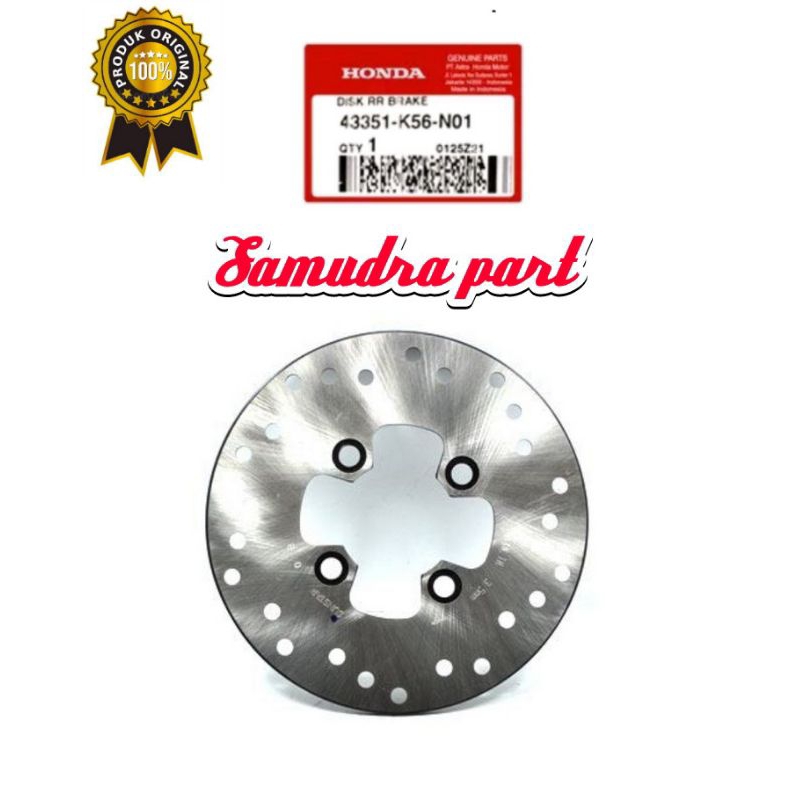 piringan cakram belakang Sonic 150 original 43351K56N01