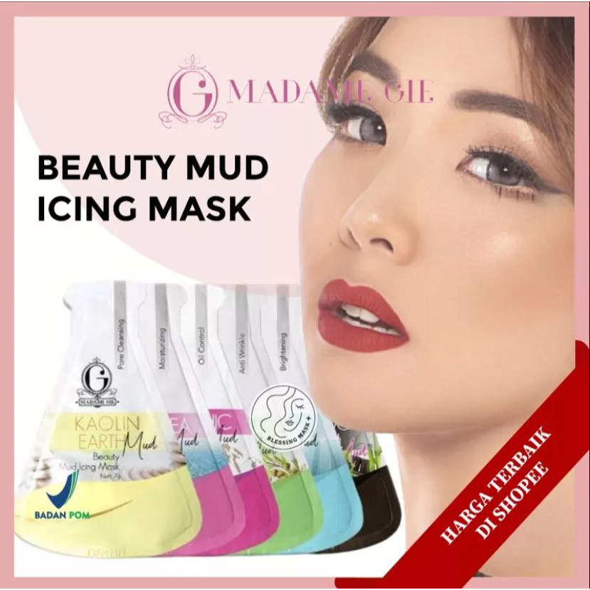 MADAME GIE BEAUTY MUD ICING MASK 7GR MASKER WAJAH MADAME GIE