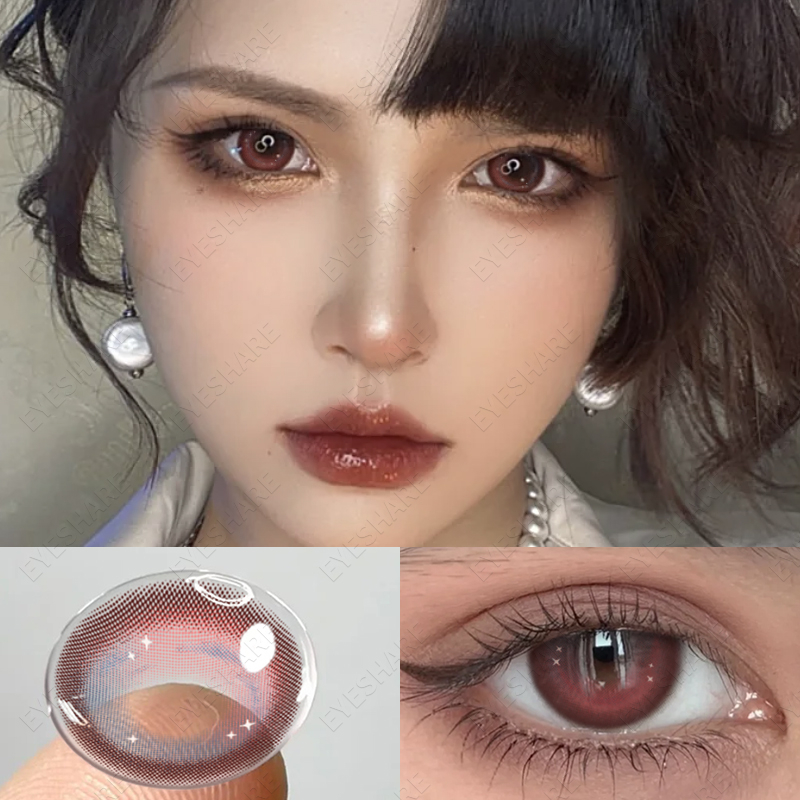 Softlens Big Eyes PARIS Red 14.5MM Lensa Kontak Soflen Soflens Softlense Red