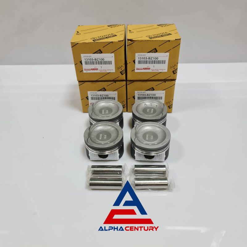 PISTON ASSY 4PCS GRANDMAX GRANMAX AVANZA 1.5 VELOZ ASLI GARANSI 21BULAN