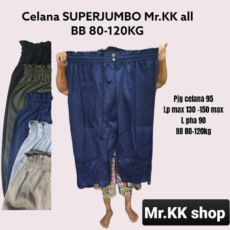 Kulot SUPER JUMBO PE Mr.kk BB 80-120 KG ( paket 3 pcs 85k) boleh request warna