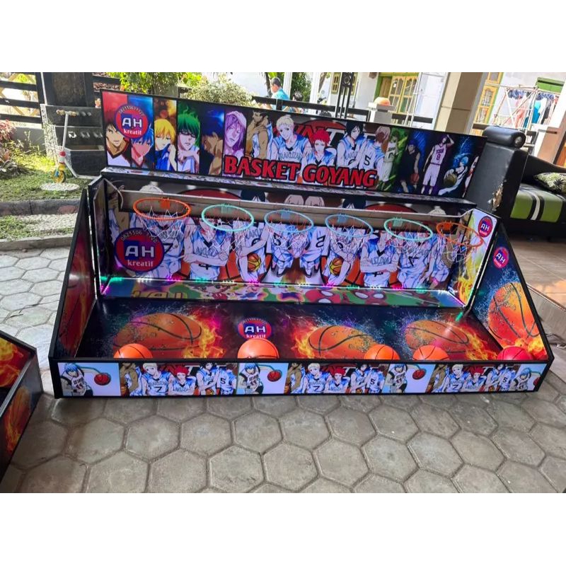BASKET GOYANG 6 RING|Mainan Pasar Malam| Mainan Rental Usaha| Mainan Viral