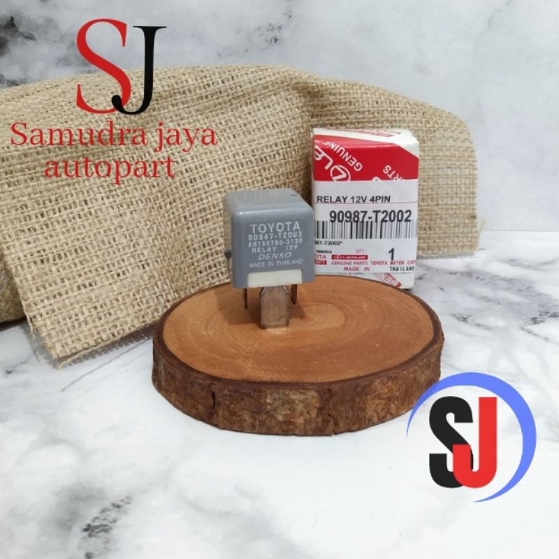 relay 12v volt kaki 4 Innova Avanza Fortuner Hilux Yaris