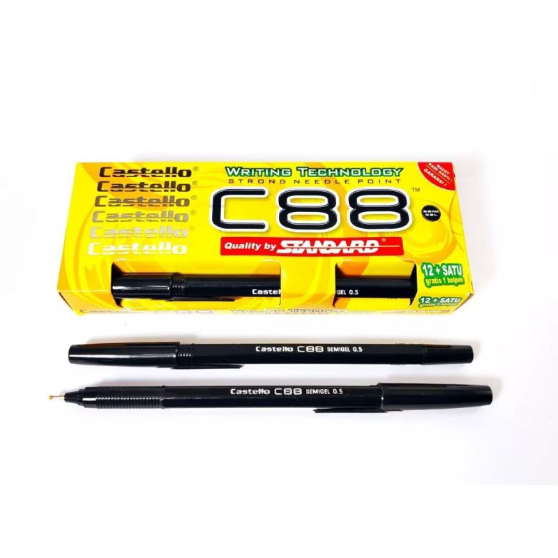 

Bolpoint Pulpen Standard CASTELLO C88 / Bolpen CASTELLO C88 / Pulpen Standard CASTELLO C88 isi 13 bj