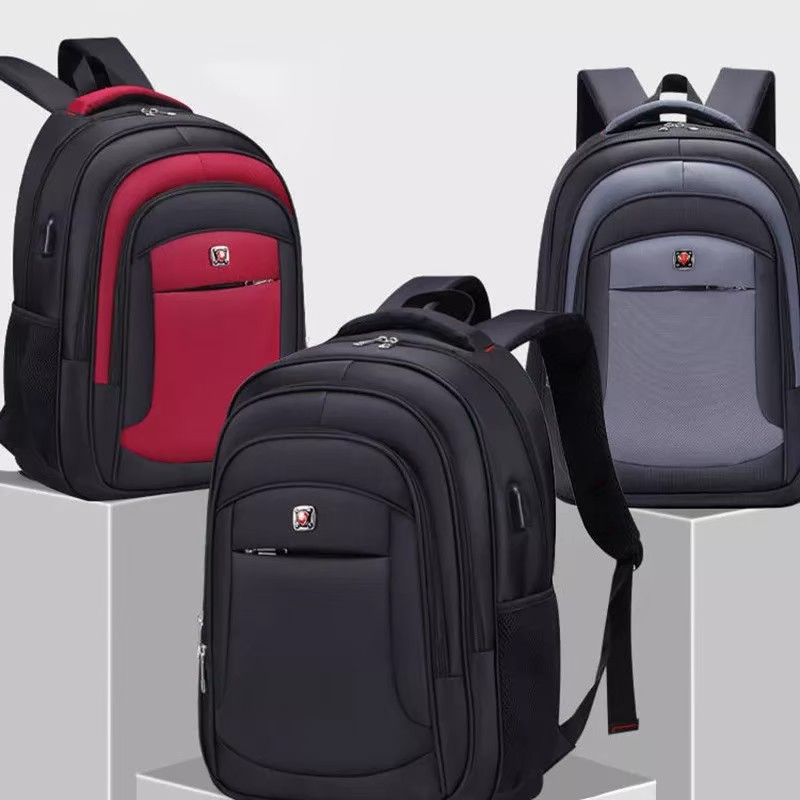Ransel polo impor tas pria bahan canvas -Tas sekolah dewasa -Backpack outdoor