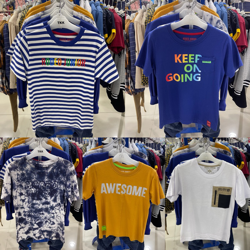 NEW Kaos anak laki-laki Rodeo Junior (4-12 tahun)