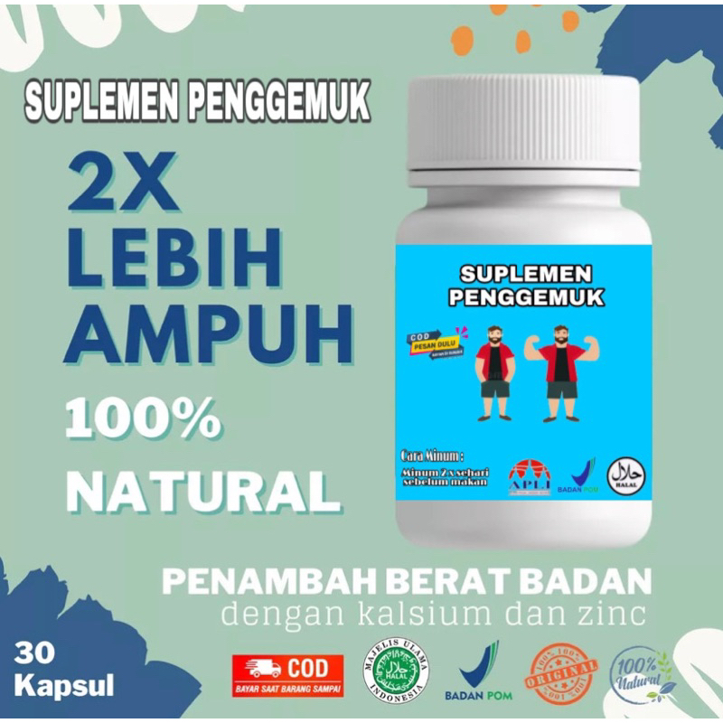 TERLARIS  Obat gemuk badan permanen obat gemuk badan cepat obat gemuk badan ori bpom obat gemuk bada