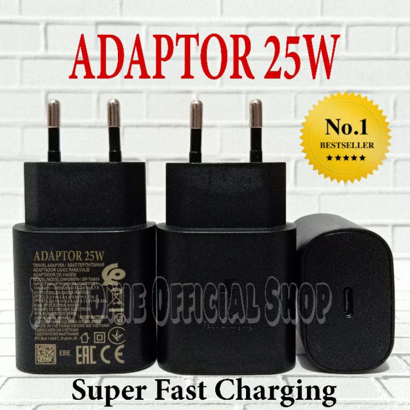 Adaptor Kepala Charger Casan S4MSUNG Galaxy Z FOLD 2 3 4 5G 25W 45W SUPER FAST CHARGING USB TYPE C TO C