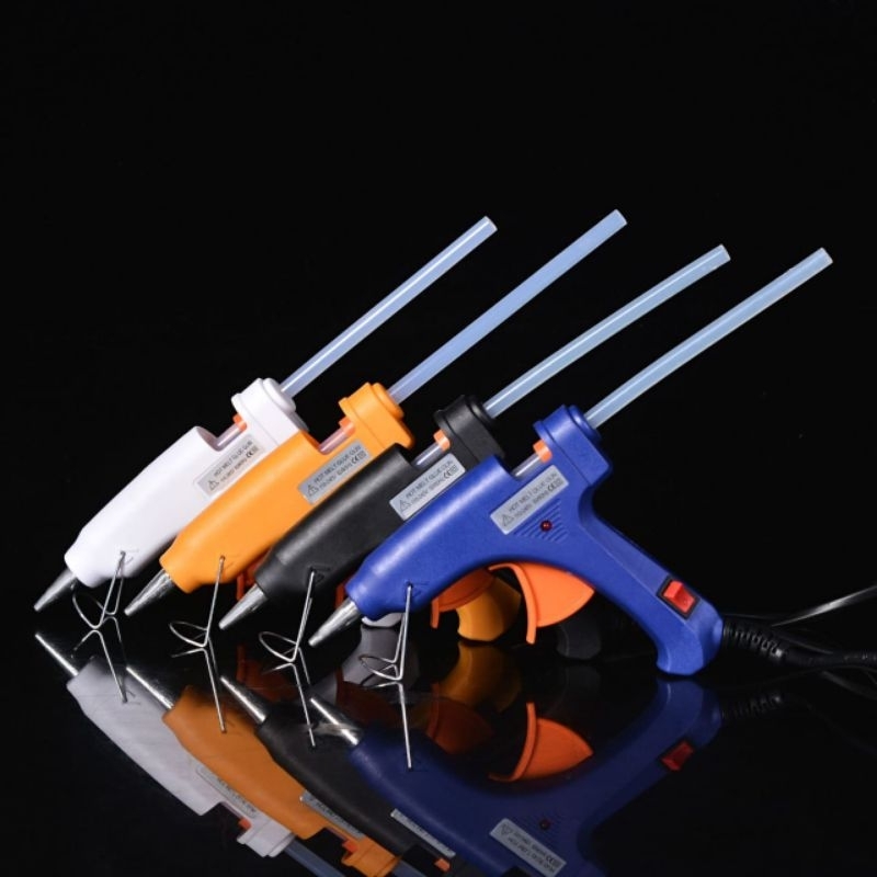 PISTOL LEM TEMBAK GLUE GUN MINI GLUE STICK HOT GUN 20 WATT DAN 40 WATT