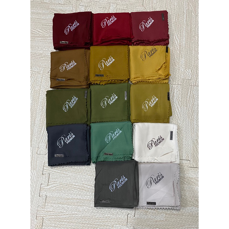 SYIFA KERUDUNG-SEGIEMPAT UMAMA PARIS PREMIUM 110 CM X 110CM PLAT BESI