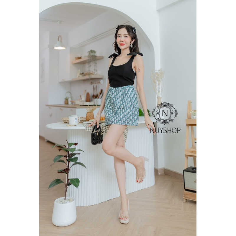 CODE:6873 stelan rok bkk ready stok