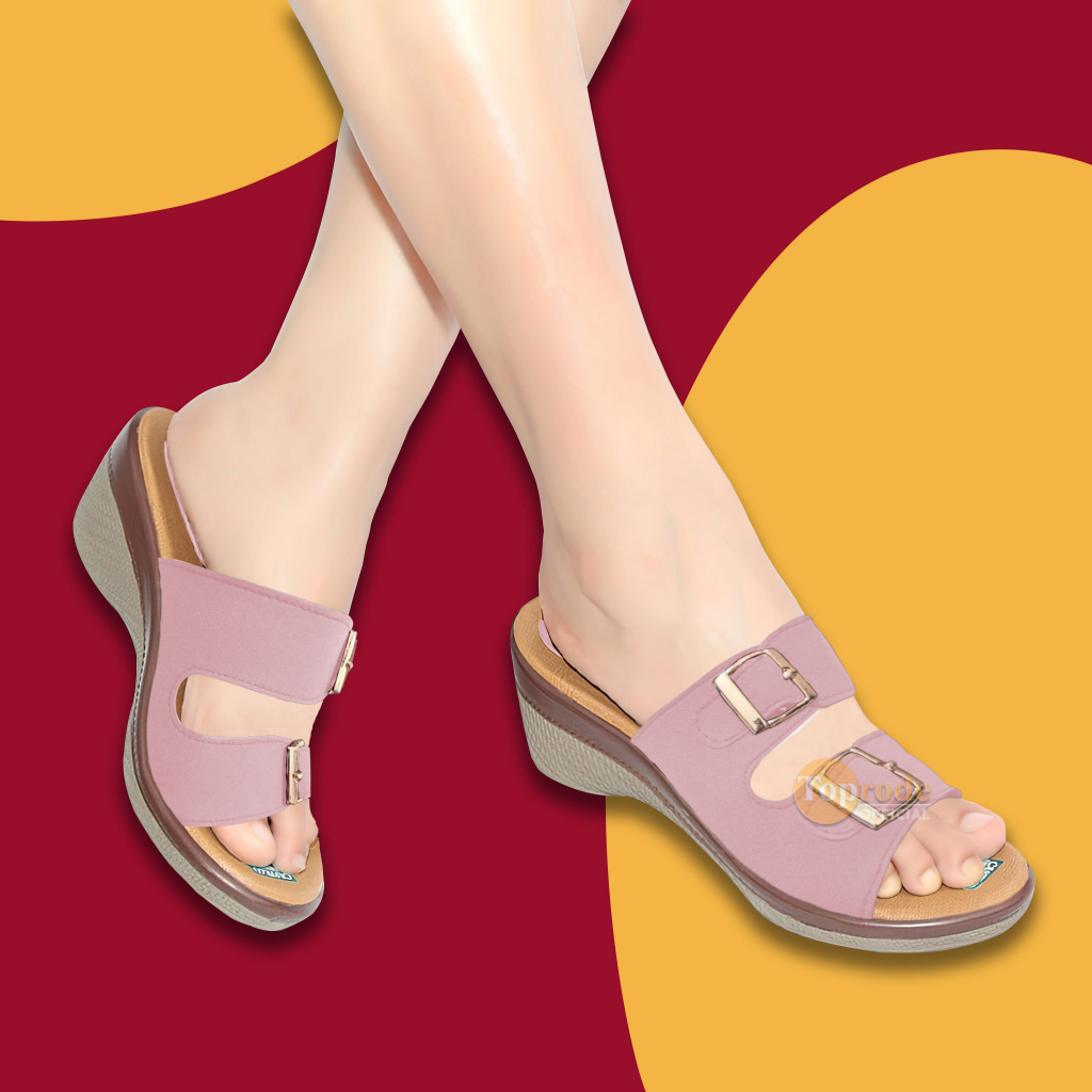 [TC21] SANDAL WEDGES WANITA TALI SENDAL FASHION TERBARU SLOP SELOP SLIP KEKINIAN CEWEK MURAH PLATFORM SIMPLE DEWASA KONDANGAN