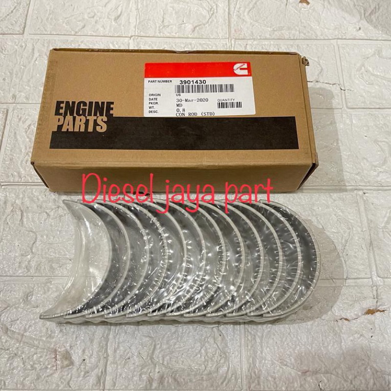 3901430 Metal Jalan Komatsu PC300-8 PC300-7 Conrod Bearing Cummins