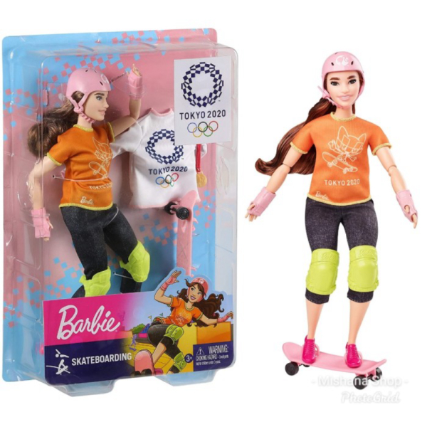 

Dijual Boneka Barbie Made to Move Olympic 2020 Career Doll - Skateboard Berkualitas