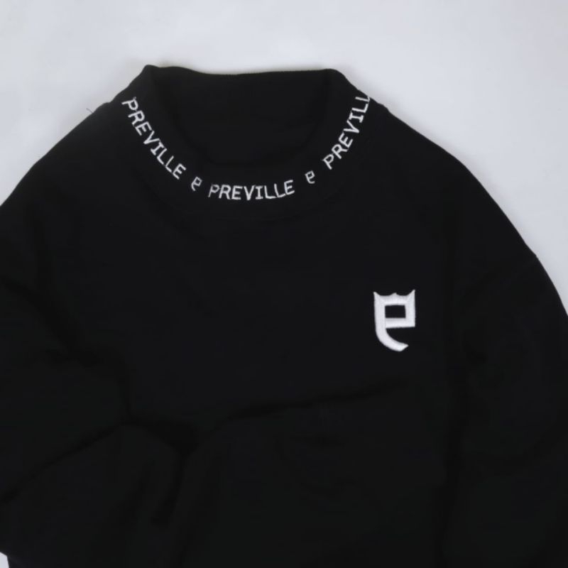 SWEATER HOODIE CREWNECK PREVILLE EMBROID