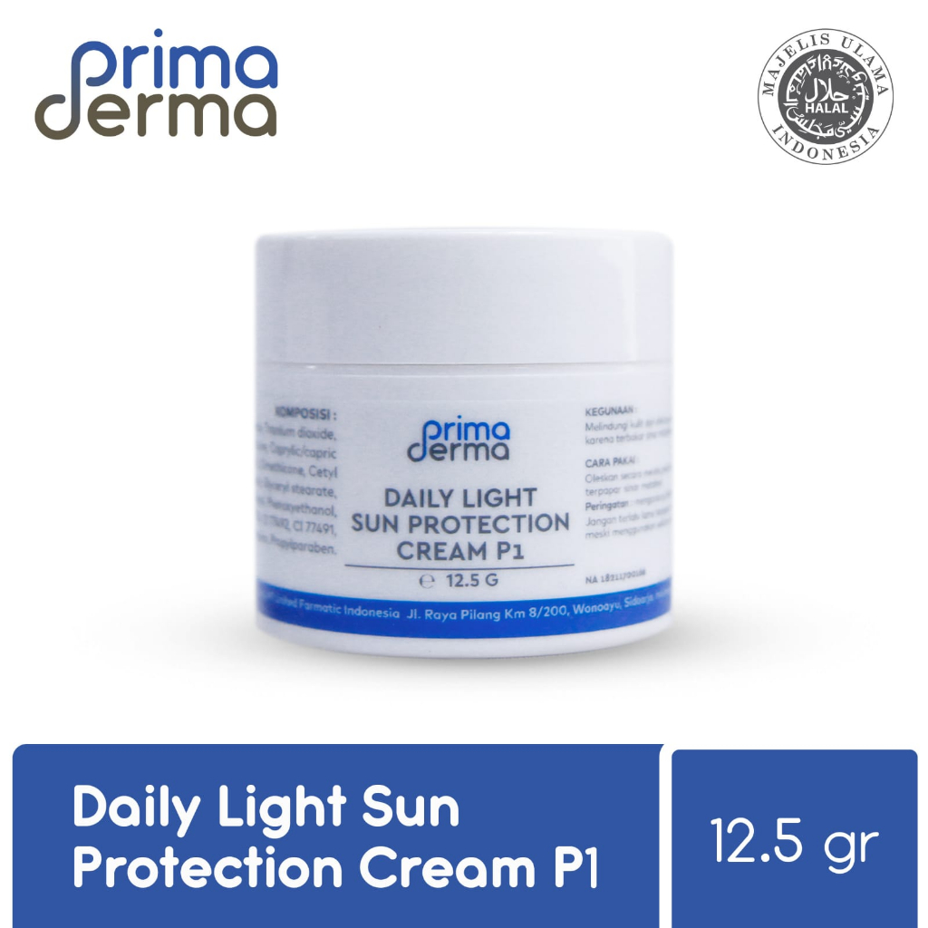 PRIMADERMA DAILY LIGHT SUN PROTECTION CREAM P1