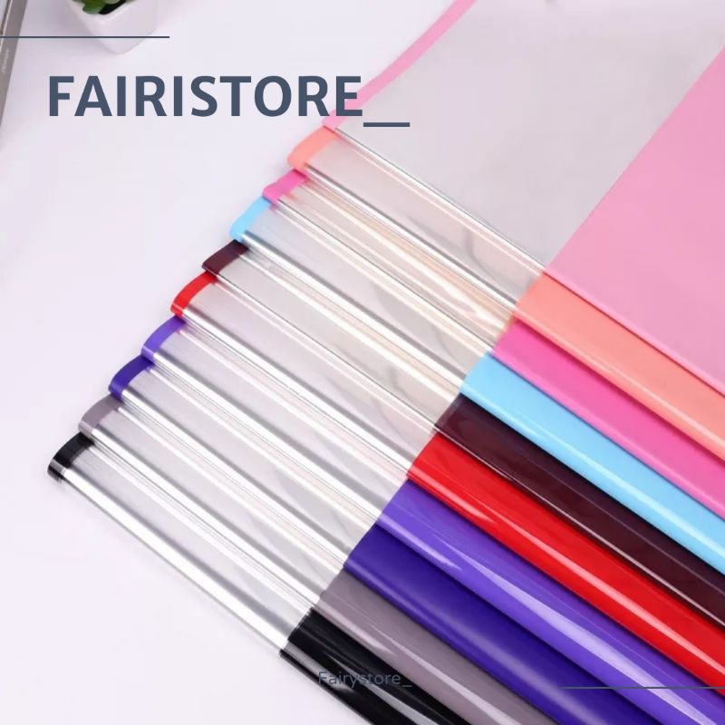 

Kertas Bunga Half List Transparan Kertas Buket Bunga Wrapping Paper (58×58) — K45