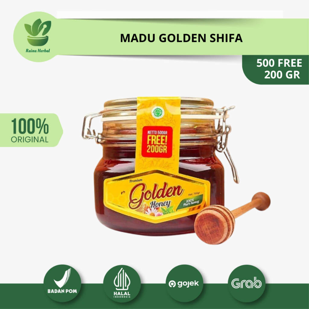 

Madu Golden Honey Shifa 500gr Free 200gr