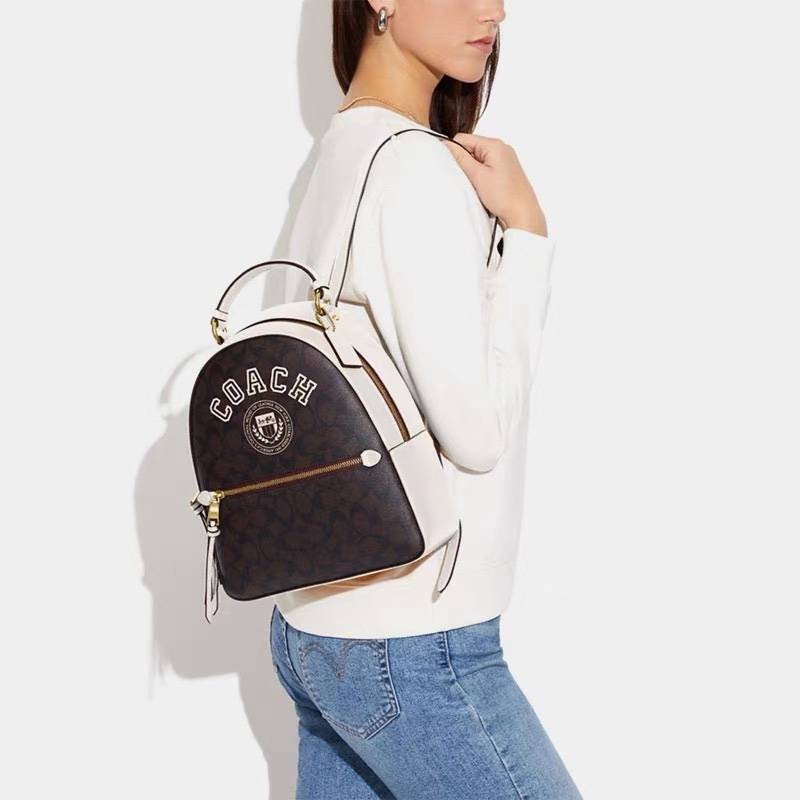 Coach Original CB871 Women's Zipper Backpack Backpack Schoolbag  beibao 871