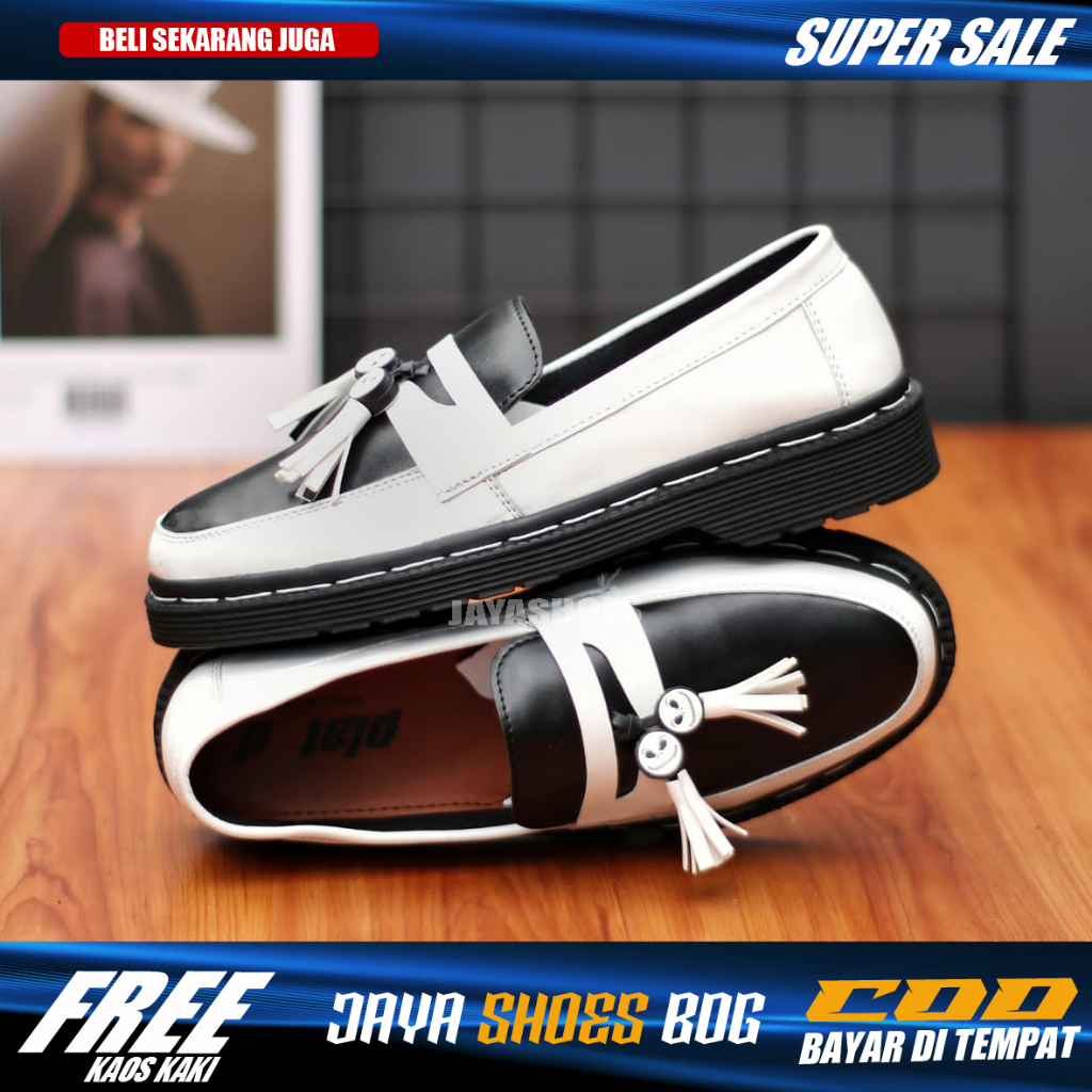 NIGHTMARE Sepatu Docmart Pria Loafers Pantofel Kerja Casual Simple Original