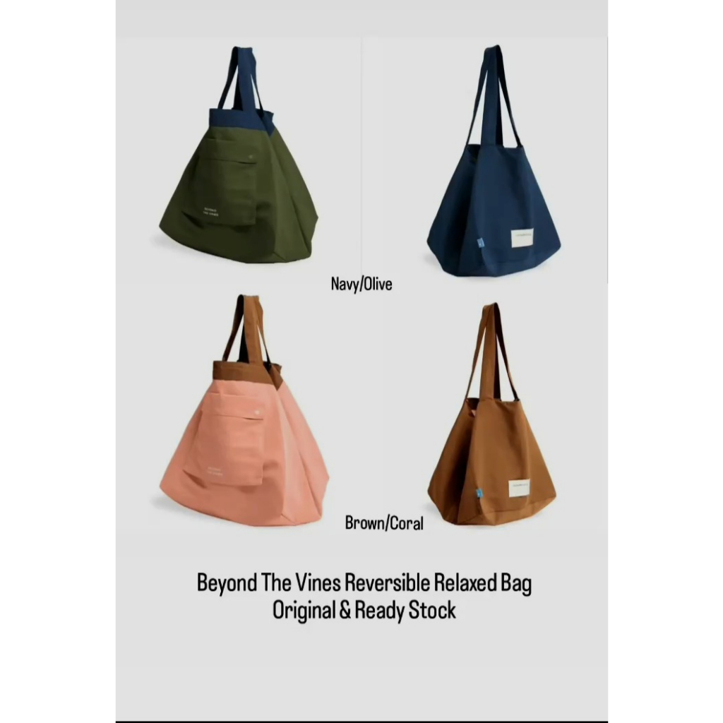 [ORIGINAL] BTV Beyond The Vines Reversible Relaxed Bag