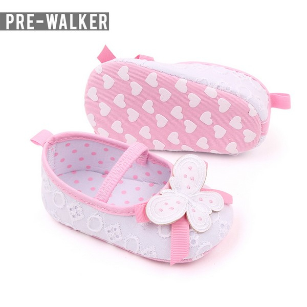 Sepatu Bayi Perempuan | Sepatu Prewalker Baby Butterfly S1326