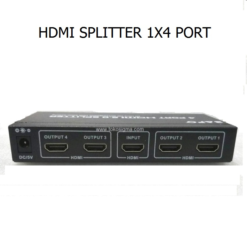 BAFO 1X4 PORT HDMI SPLITTER 4K*2K A5-0004B1