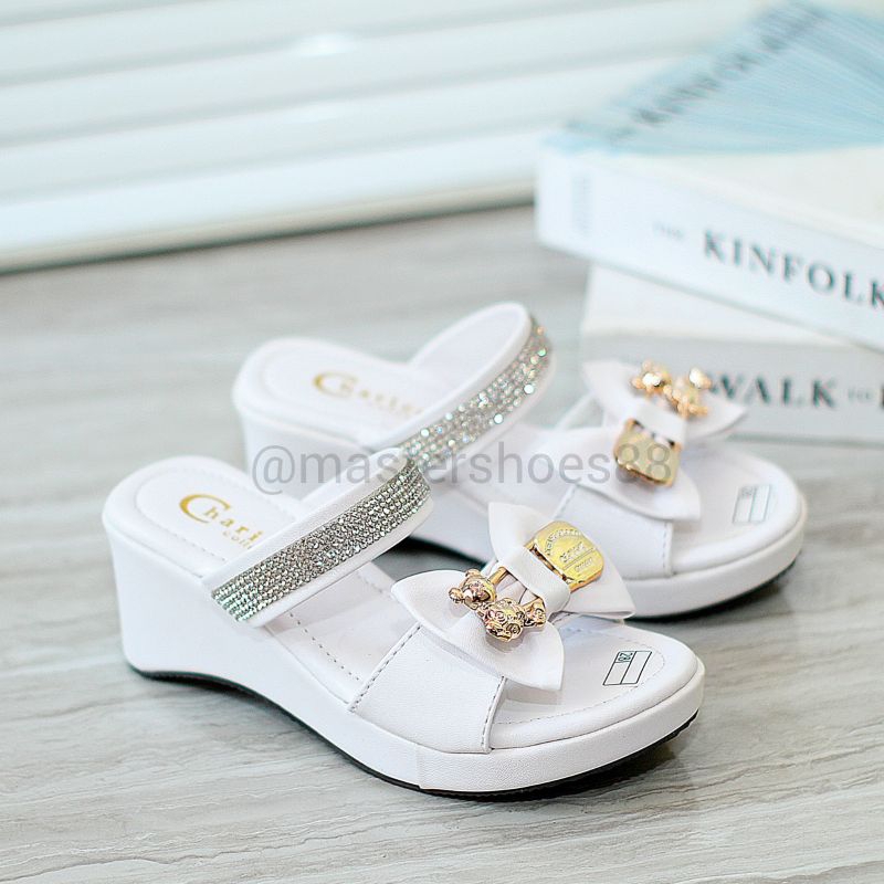 MASTER EN02 - [NEW COLLECTION] SANDAL WEDGES ANAK PEREMPUAN TERMURAH LUCU / SENDAL PESTA CASUAL ANAK TERBARU