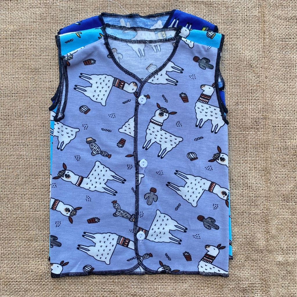 3 PCS Baju Lengan Kutung Bayi Bayi Atasan Bayi Baju Newborn Baju Bayi Baru Lahir Gift Bayi Hadiah Lahiran Bayi ASYAM BABY