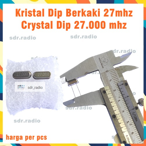 Kristal Dip Berkaki 27mhz Crystal Dip 27.000 mhz