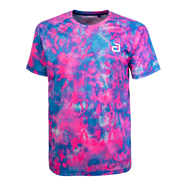 Kaos Shirt Tenis Meja Pingpong Andro Barci Blue Pink