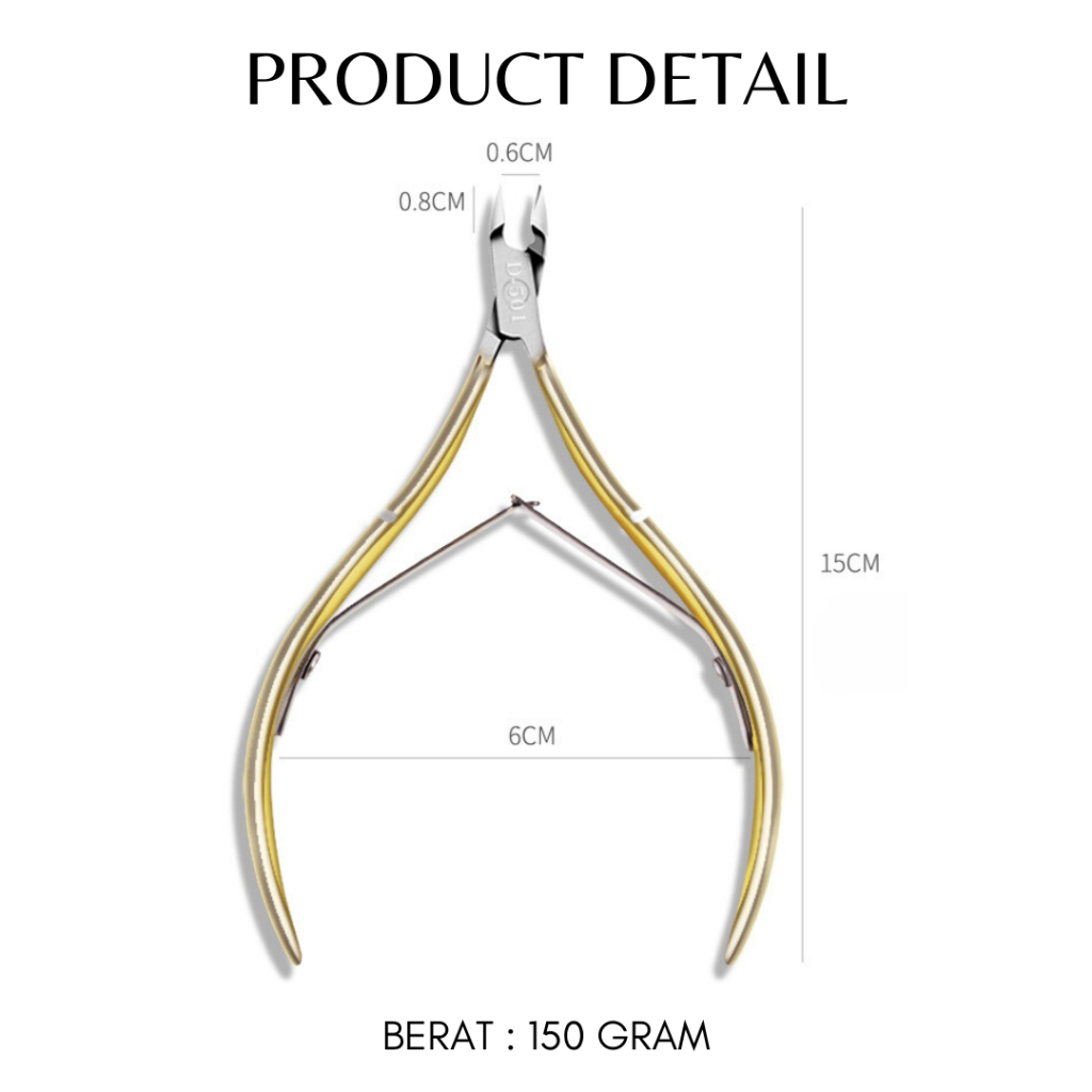 Pretty Cuticle Nipper / Tang Kutikula Kuku / Nail Nipper / Gunting Kutikula