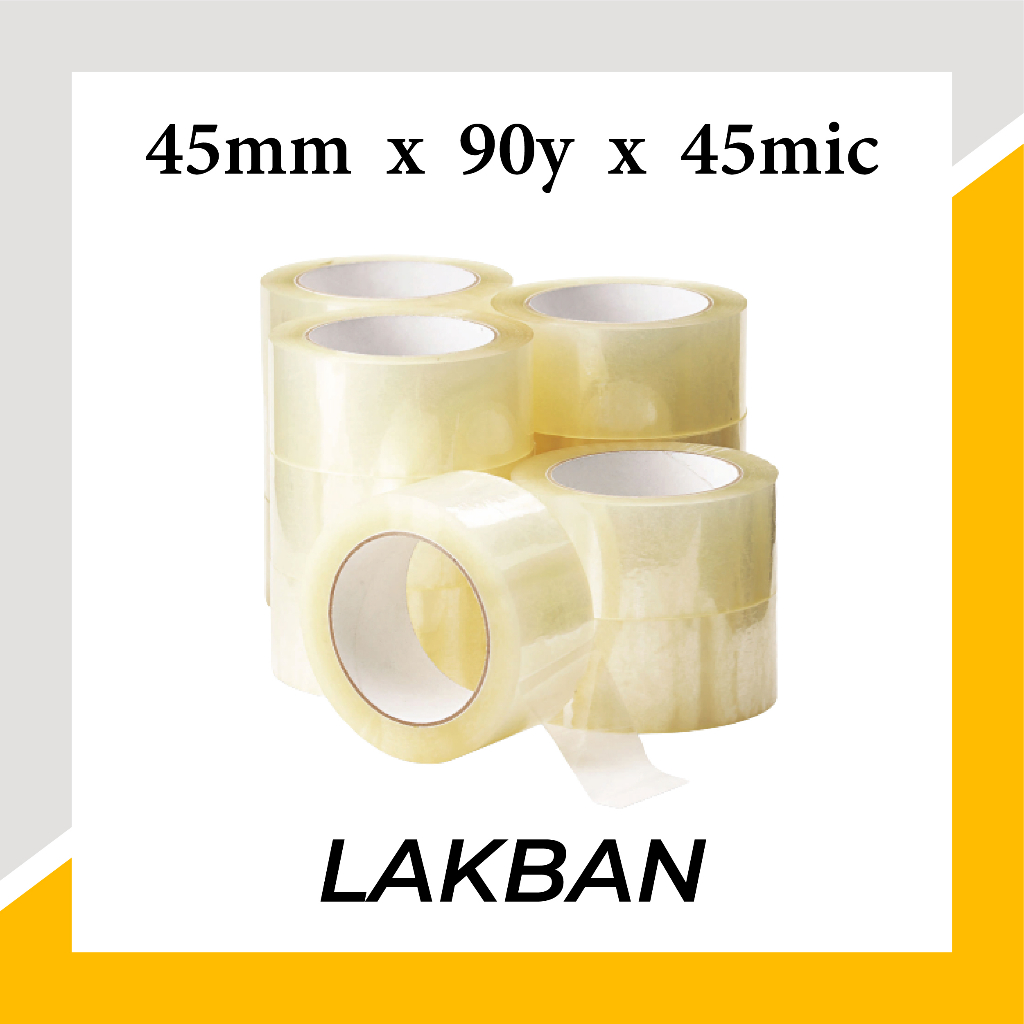 

Lakban Bening 45mm x 90 Yard | Cuan | Tape Promo - Murah