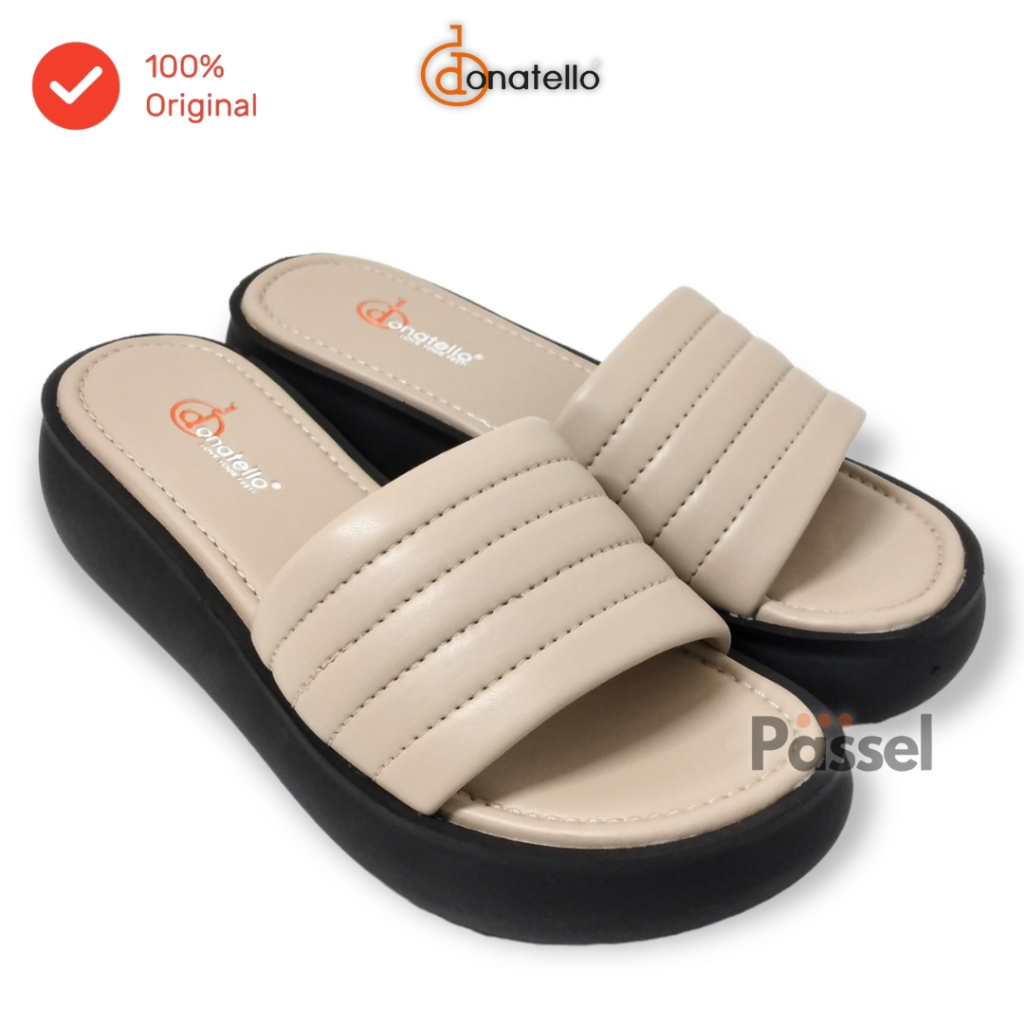 Donatello Sz. 36-40 Sandal Wedges Wanita Stripes Pillow | PD61501 / PD61502 / PD61503