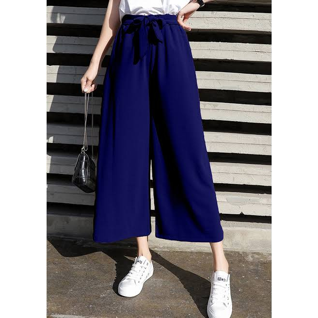 CELANA KULOT PANTS TALI PITA PREMIUM-NAVY