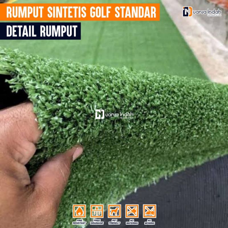 RUMPUT SINTETIS GOLF STANDAR UKURAN 150x450 CM