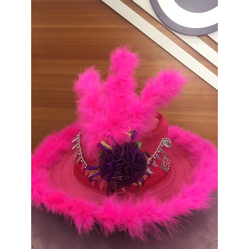 Topi Mayoret Koboy Pink