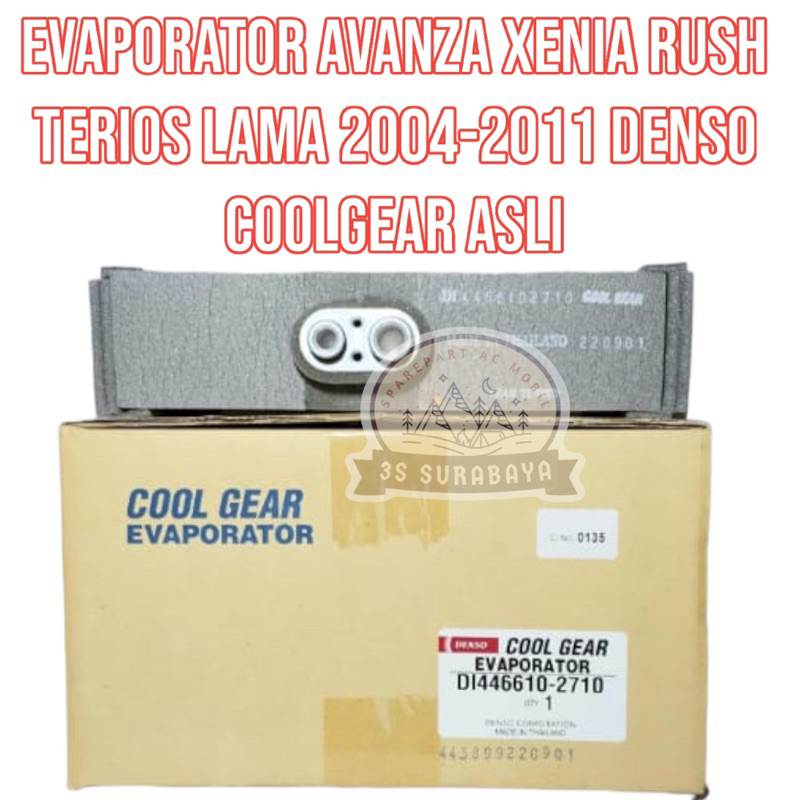 Evaporator Evap Cooling coil Avanza Xenia Rush Lama 2004 - 2011 Denso Coolgear Original