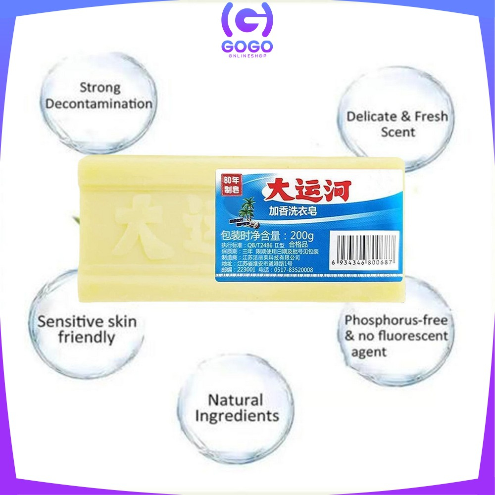 GOGO-C903 Sabun Cuci Batangan Penghilang Noda Bandel / Sabun Cuci Baju Batangan / Sabun Ajaib Serbaguna Magic Soap