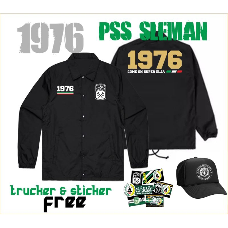 Jaket PSS Sleman Laskar Sembada Bcs - BONUS TOPI STIKER