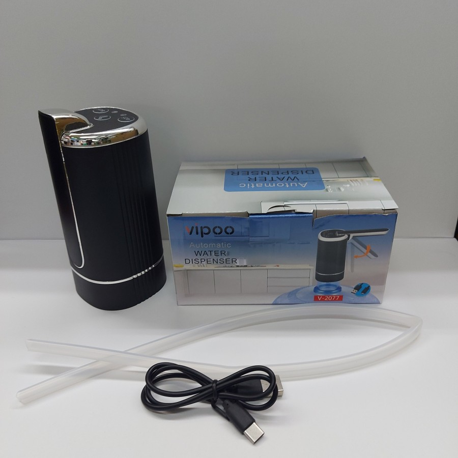 Pompa Galon Smart Elektrik Vipoo V-2077 Ada Timer Water Dispenser Pompa Air